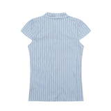 Cherry Stripe Collar T-Shirt 231776637