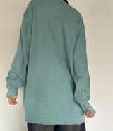 5-BUTTON ANGORA OVERSIZED LOOSE CARDIGAN 🖤 UNIQUE WINTER TOP ZIP-UP
