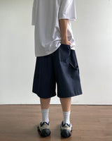 Add Stripe Bermuda Denim Pants
