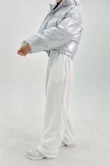 GLOSSY PEARL SHINY NUPSI SHORT PADDING - 2 COLOR