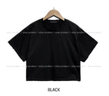 Mully ダメージコットンクロップTシャツ