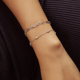 Silver Star Station 925 Silver Bracelet B061-02H