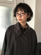 Belted trench half coat (2color)