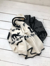 ミャウノルディックニットジップアップ