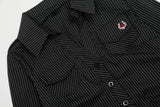 ギークストライプシャーリングシャツ