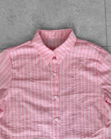 CANDY STRIPE 3/4 SLEEVE SHIRT