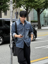 Creed western denim shirt