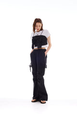 BREEZE BOOTSCUT PANTS / BLACK