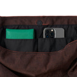 [Ham Junsoo Collaboration] HH Washed Nylon Belted Bag (Denim Burgundy)