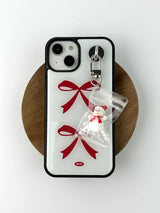 Twin Ribbon Epoxy Bumper Case(White)