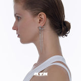 KVK SPIDER series special-shaped silk tassel earrings