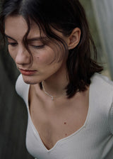 [925 silver] Deux.silver.186 / リュバンピアス (シルバー)