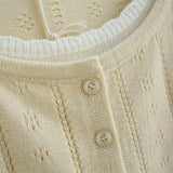 Roux Puff Knit Cardigan