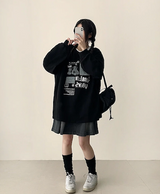 Toto Cute Dyed Print Sweatshirt