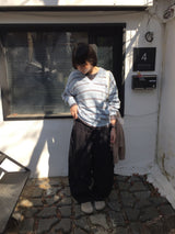Mono Stripe V-Neck Knit (3color)