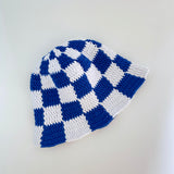 [MADE] Étang Checkerboard Hat﻿ | Blue