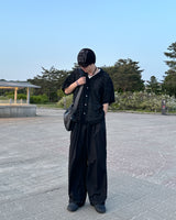 Sivenツータックワイドスラックス