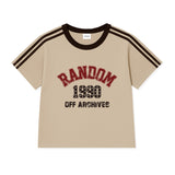 1990スターバースト トラック クロップ Tシャツ(5color)