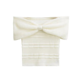 Pure Mood Ribbon Knit Top
