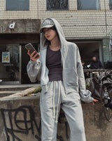 Tempo Crop Hoodie Zip-Up