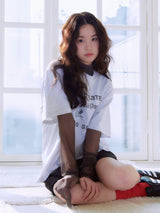 MAD HATTER T-SHIRT (RELAXED FIT)_White Melange