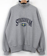 Stockholm half zip-up - mtm