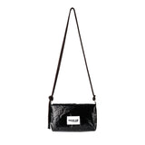 GLOSSY STRING CROSS BAG