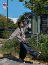 Natey Raw Edge Balloon Denim Pants