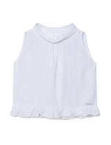 HIGH-NECK FRILL SLEEVELESS(IVORY)