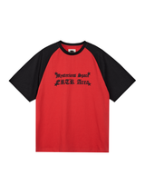 Raglan 1/2 T-Shirt Red/Black
