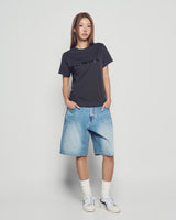 26SS WOMAN SPANGLE LOGO SHORT SLEEVE T-SHIRT