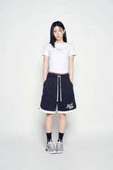 25SS ベーシック ロゴ ヘムライン クロップ ショートスリーブ Tシャツ ホワイト