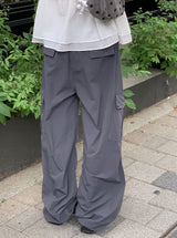 #Ritz Parachute Nylon String Cargo Pants (5color)
