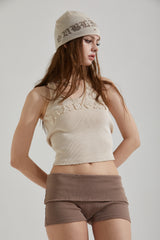 CULTURE SLEEVESS TOP