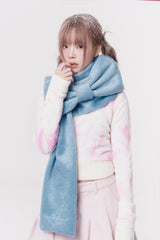 Ribbon Muffler_Fairy blue