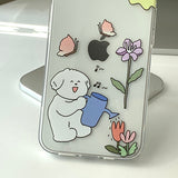 Gardening Puppy Phone Case