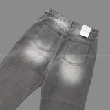 NOS107 Gray Over Wide Denim Pants (XS ~ L)
