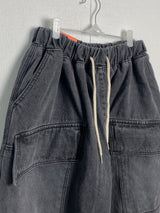 Two Pocket Balloon Big Denim Pants 2C