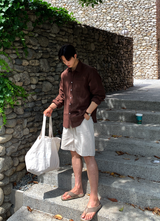  Cool Summer Premium Linen Overfit Shirt