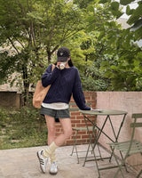 Checked shorts pants
