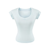 Aurelia Scoop Neck Slim T-Shirt