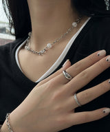 snow ball necklace
