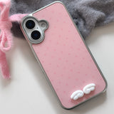 New Color ★ 3D Angel Wing Dot Silver MagSafe iPhone Bumper Case