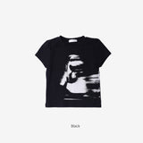 フローラシアープリントTシャツ