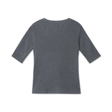 [ULKIN] Lace hook tight top_Charcoal