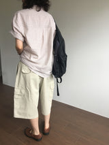 Wheel Cargo Bermuda Pants (3color)
