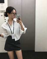 [BELLIDE MADE] 7 colors, daily standard cropped shirt