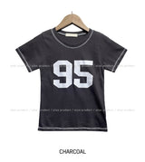 95 ステッチスリムTシャツ