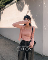[MADE] San cardigan & sleeveless set
