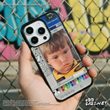 Y2K ヴィンテージ レトロ ペイント エポキシ バンパー iPhone ケース